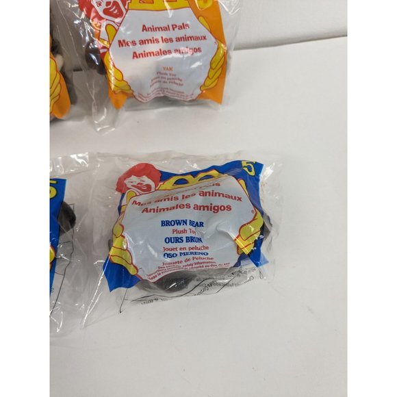 McDonald's Animal Pals Toys From 1997 Sealed Bag Set of 8 - Picture 7 of 10